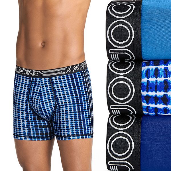 Jockey Generation™ Men's Microfiber Boxers 3pk - Gray/Navy Blue/Red XL -  Yahoo Shopping