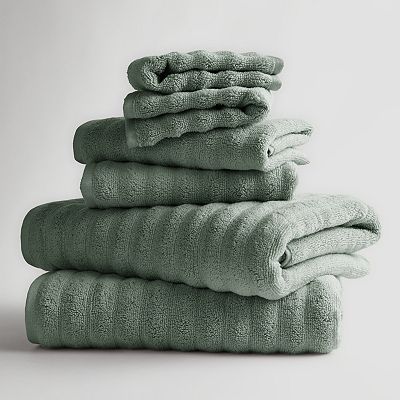 Sonoma Goods For Life® 6-piece Quick Dry Bath Towel Set - Green