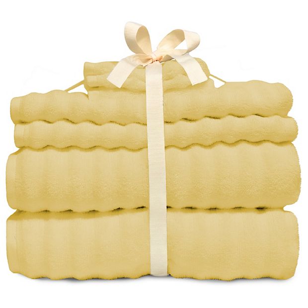 Tianca Soft Cotton Quick Dry Bath Towel 6 Piece Set Latitude Run Color: Yellow