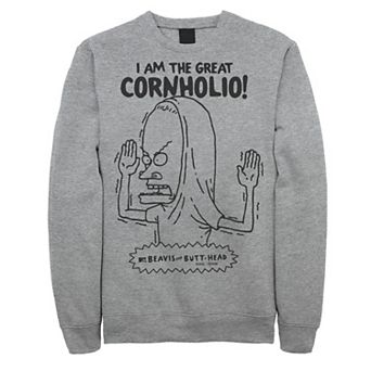 Men's Beavis and Butt-Head Great Cornholio Outlined Sketch Sweatshirt