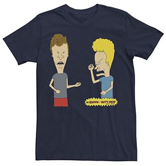 Men's Beavis and Butthead Air Guitar Portrait Tee