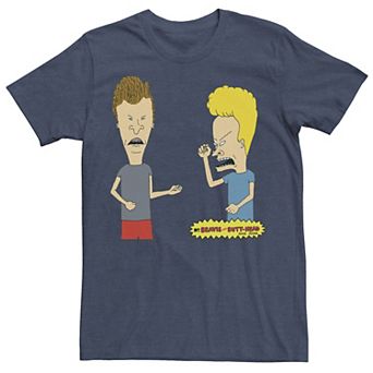 Men's Beavis and Butthead Air Guitar Portrait Tee