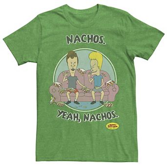 Men's Beavis And Butt-Head "Nachos Yeah Nachos" Portrait Tee