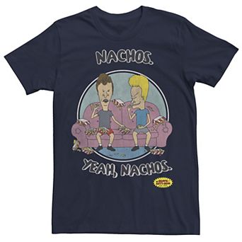 Men's Beavis And Butt-Head "Nachos Yeah Nachos" Portrait Tee