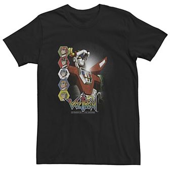 Men's Voltron: Hexagons Lions Unite Graphic Tee