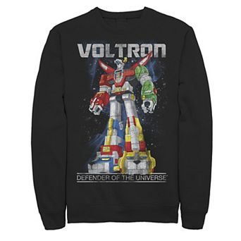 Men's Voltron: Retro Defender Space Distressed Sweatshirt