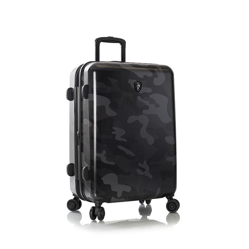 Heys Black Camo Hardside Spinner Luggage, Multicolor, 21 Carryon