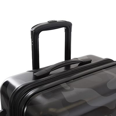 Heys 21 Camo Fashion Spinner Carry On Luggage Black