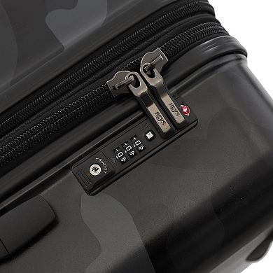 Heys Black Camo Hardside Spinner Luggage