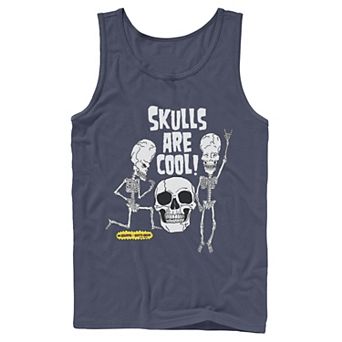 Men's Beavis and Butt-Head "Skulls Are Cool" Tank Top