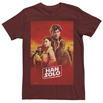 Men's Star Wars Han Solo Movie Spanish Cast Poster Tee