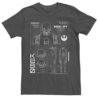 Men's Star Wars K2SO Schematic Tee