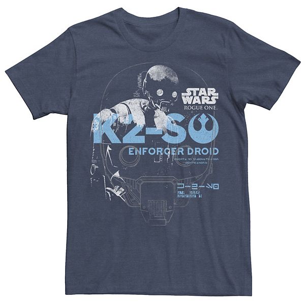 Men's Star Wars Rogue One K2-SO Enforcer Droid Portrait Tee