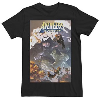 Men's Marvel Avengers No Road Home Team Hulk Vs. Nyx Comic Cover Tee
