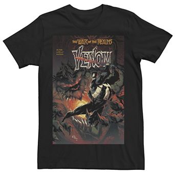 Men's Marvel Venom In The War Of Realms Comic Book Cover Tee