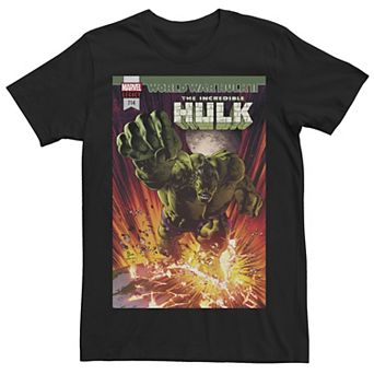 Men's Marvel The Incredible Hulk World War Hulk II Comic Cover Tee