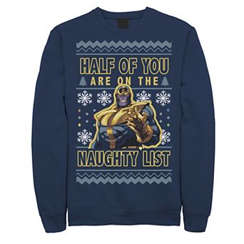 Men's Marvel Thanos Ugly Christmas Sweater