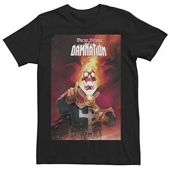 Men's Marvel Doctor Strange Damnation Comic Cover Tee