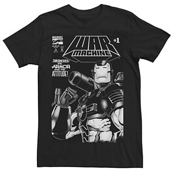 Men's Marvel War Machine Number 1 Comic Cover Tee