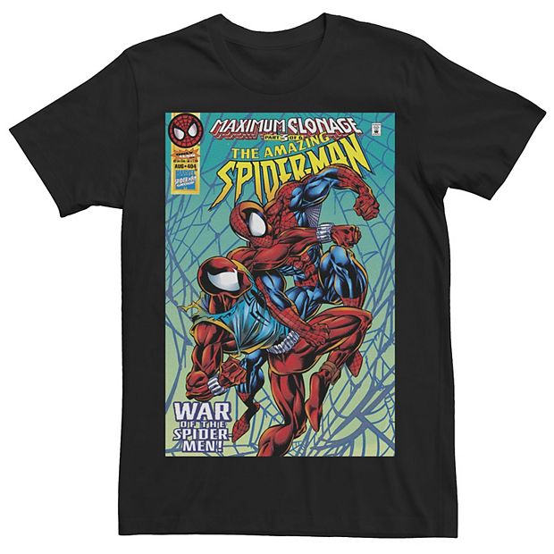 Men's Marvel The Amazing Spider-Man Maximum Clonage Comic Cover Tee