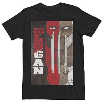 Men's Marvel Dead Man Logan Comic Book Cover Graphic Tee