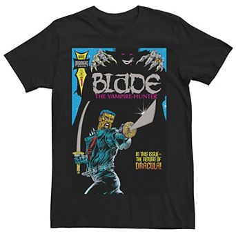 Men's Marvel Blade The Return Of Dracula Comic Cover Tee