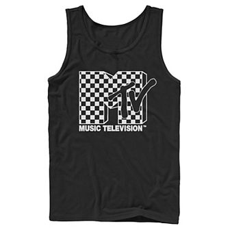 Men's MTV Checkered Logo Tank Top