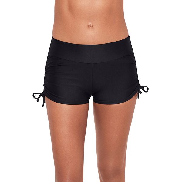 Women's ECO BEACH Side-Ruched Swim Shorts