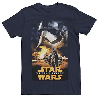 Men's Star Wars The Force Awakens Captain Phasma Fire Portrait Tee