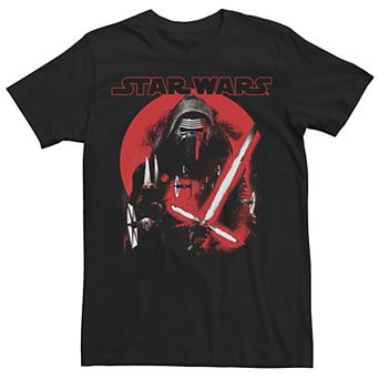 Men's Star Wars Kylo Ren Red Circle Portrait Tee