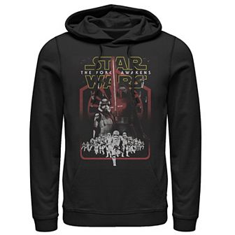 Men's Star Wars Kylo & Phasma First Order Faded Portrait Hoodie