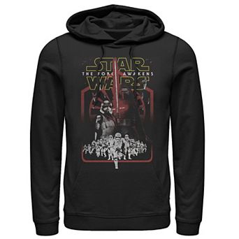 Men's Star Wars Kylo & Phasma First Order Faded Portrait Hoodie