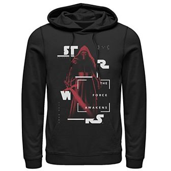 Men's Star Wars The Force Awakens Kylo Ren Fragment Portrait Hoodie