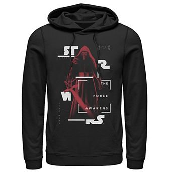 Men's Star Wars The Force Awakens Kylo Ren Fragment Portrait Hoodie