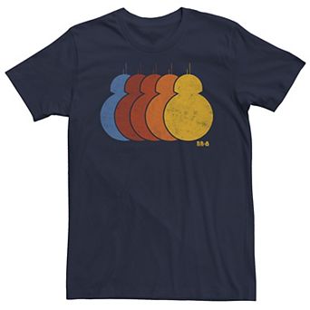 Men's Star Wars BB-8 Retro Rainbow Tee