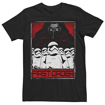 Men's Star Wars The Force Awakens Kylo Ren First Order Poster Tee