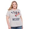 Disney's Mickey Mouse Women's Plus Size "Team Mickey" Graphic Tee by Family Fun