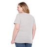 Disney's Mickey Mouse Women's Plus Size "Team Mickey" Graphic Tee by Family Fun
