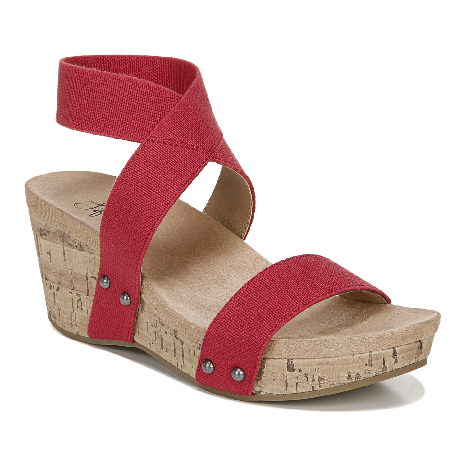 womens red sandals size 9