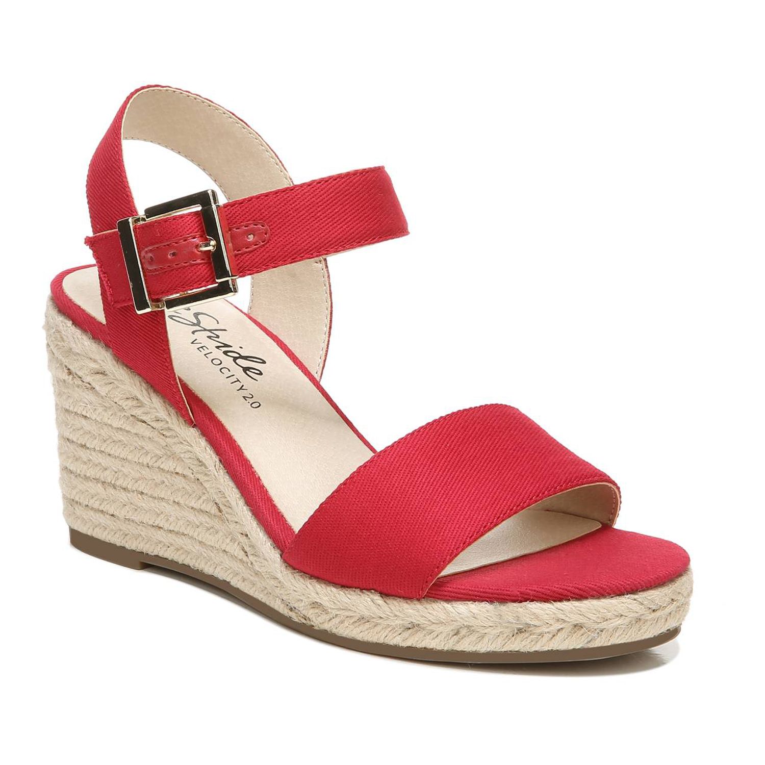 kohls red sandals