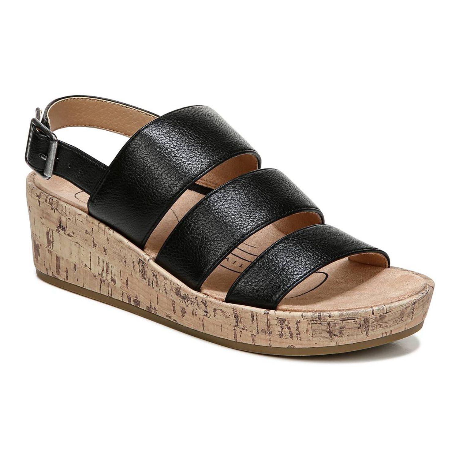 lifestride milly women's wedge sandals