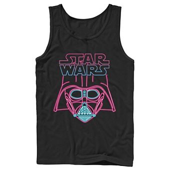 Men's Star Wars Darth Vader Neon Logo Tank Top