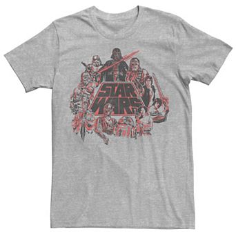Men's Star Wars A New Hope Group Shot Logo Tee