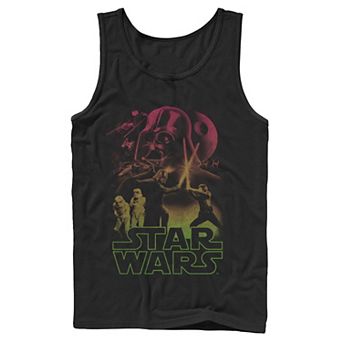 Men's Star Wars Galactic Civil War Reggae Fade Tank Top