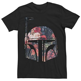 Men's Star Wars Boba Fett Floral Helmet Tee