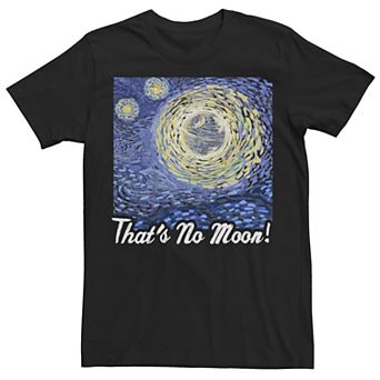 Men's Star Wars Death Starry Night "That's No Moon!" Tee