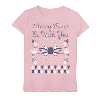 Girls 7-16 Star Wars X-Wing Ugly Christmas Graphic Tee