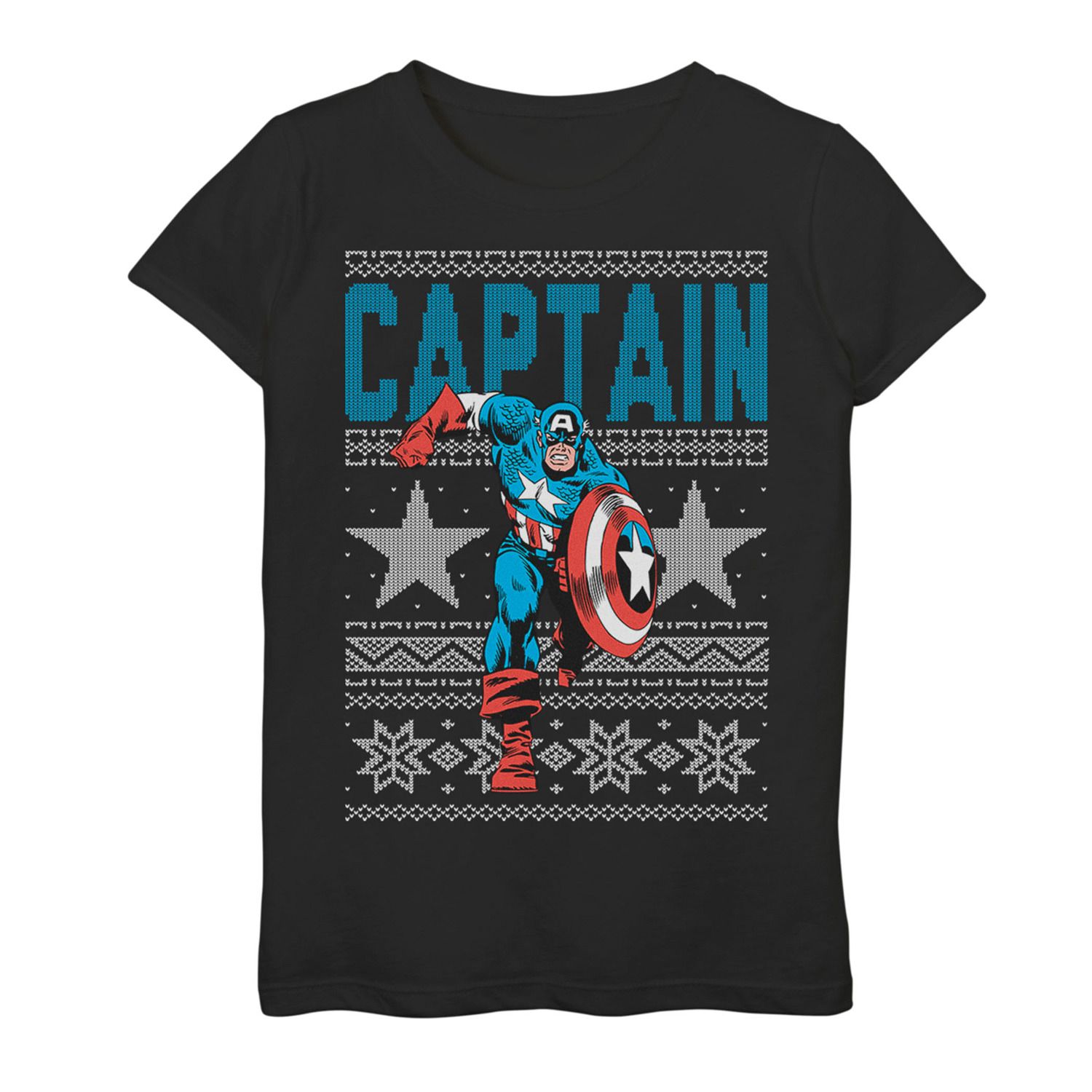 captain america ugly christmas sweater