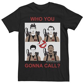Men's Ghostbusters Who You Gonna Call Group Shot Panels Tee