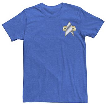 Men's Star Trek DS9 Delta Pocket Badge Gradient Tee